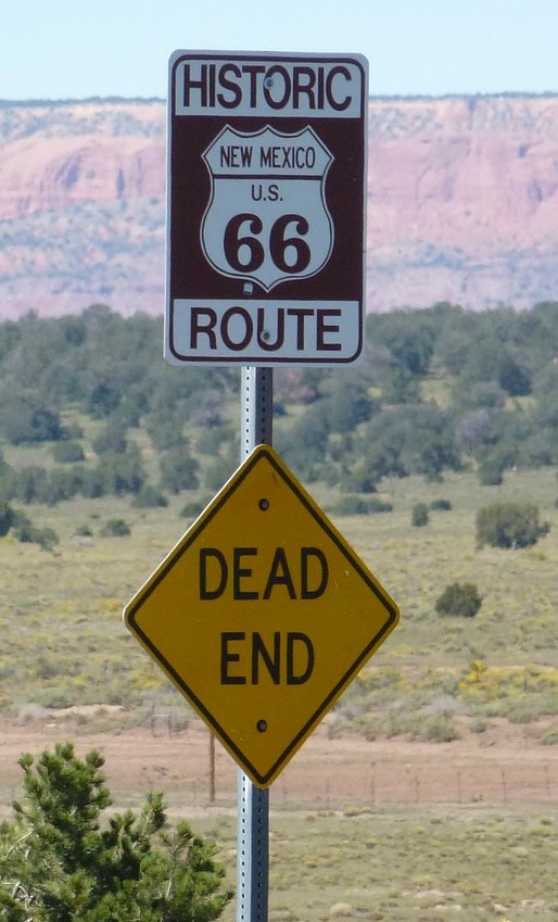 Route 66 Schild